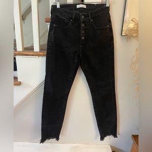 COPY - Loft black jeans with buttons
